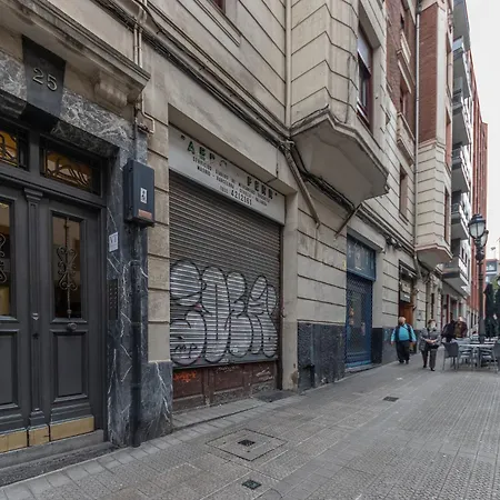 Acogedor Con Estilo Unico Junto Centro Azkuna Bilbao Exterior photo