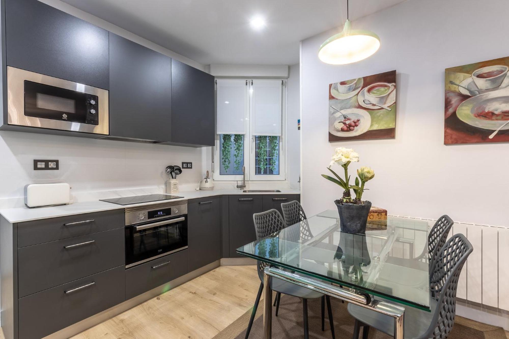 Acogedor Con Estilo Unico Junto Centro Azkuna Appartamento Bilbao
