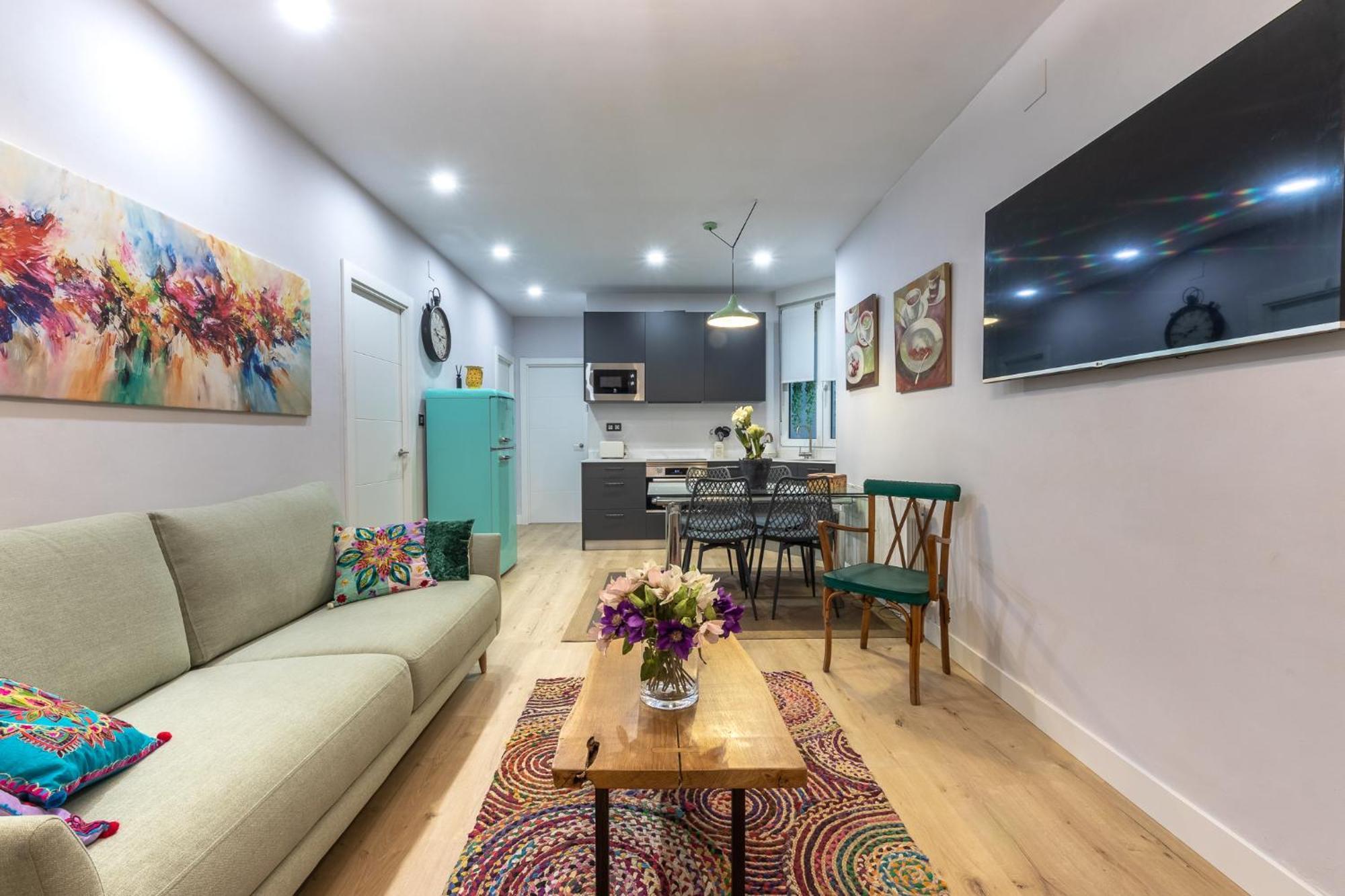 Apartamento Acogedor Con Estilo Unico Junto Centro Azkuna *